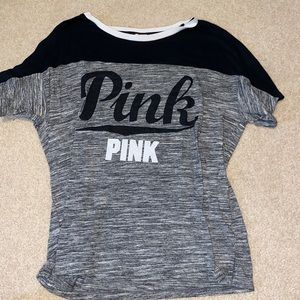 black and grey t shirt